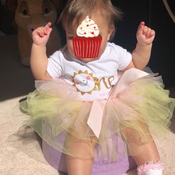 You are My Sunshine Birthday Dress One Year Old - Picture 3 of 3